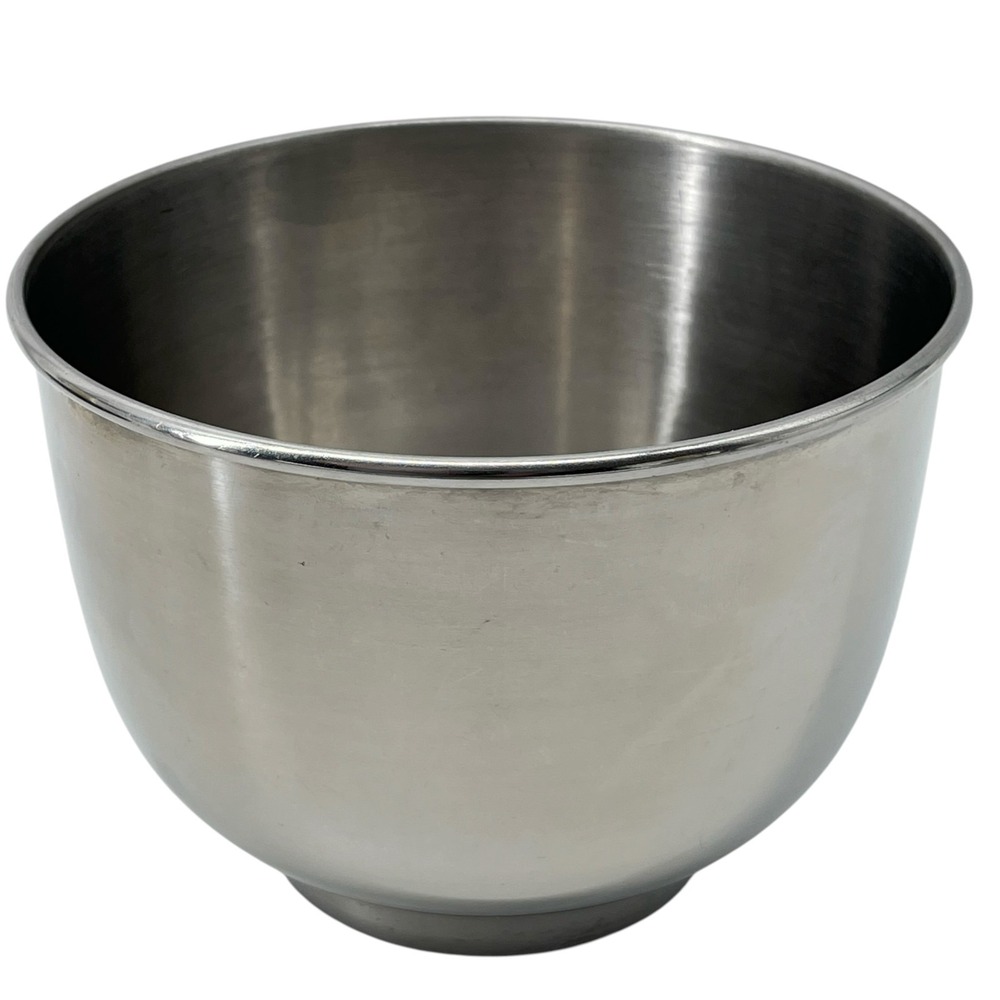 Sunbeam Mixmaster Mixer Stainless Steel Mixing Bowls Pair 4 Qt & 1.5 Qt Vintage - Picture 7 of 10